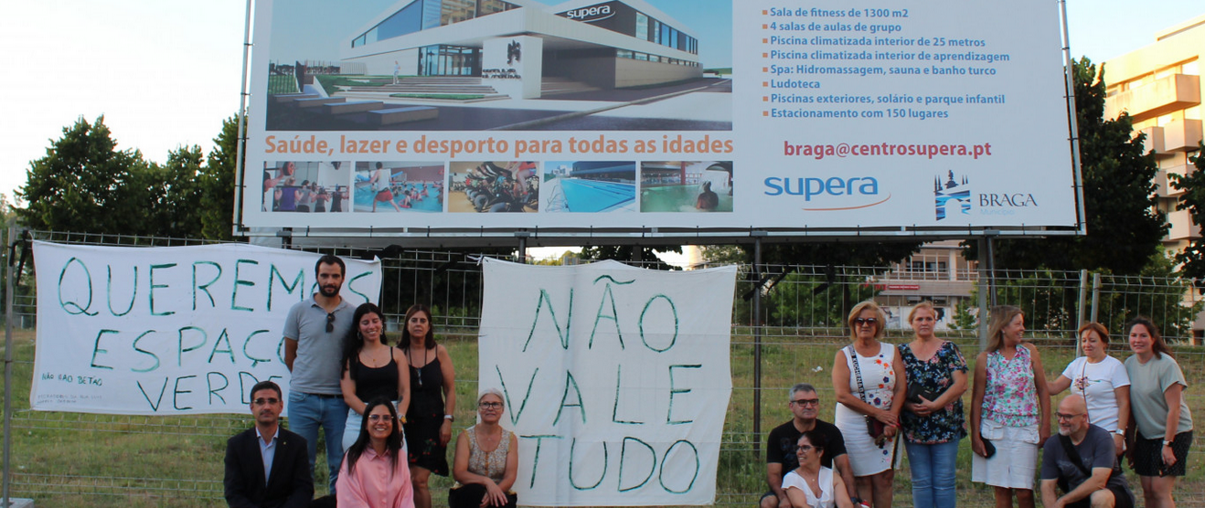 [Braga] Em defesa da preservação da zona verde na Rua Luís Soares Barbosa