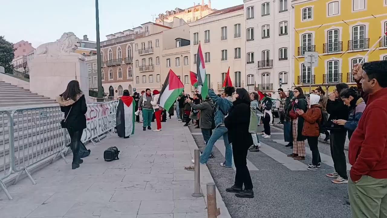 [Lisboa Live] Concentração pela Palestina Ass. Palestina #PTrevolutionTV #freepalestine #CMI