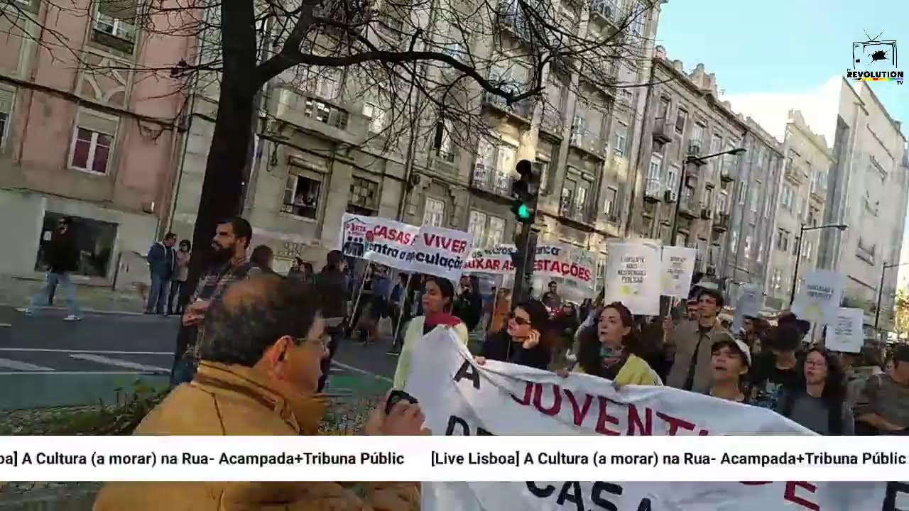 [Lisboa] Manifestação Casa para Viver #PTrevolutionTV