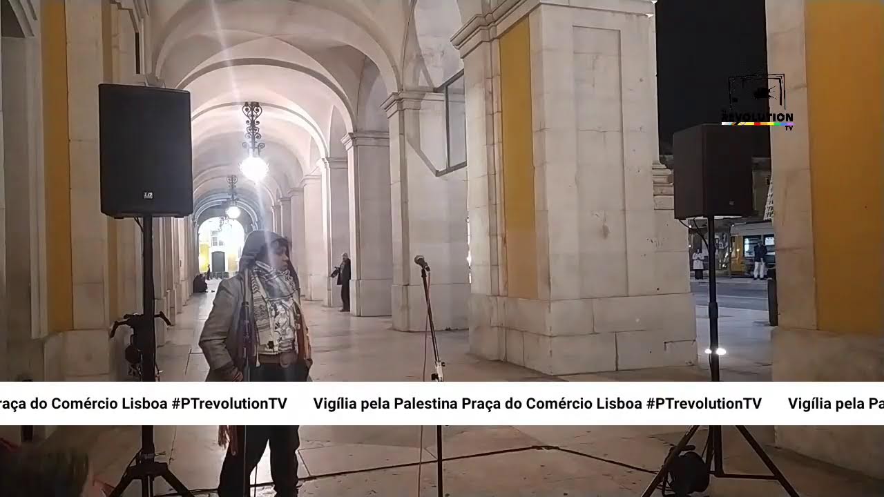 [Lisboa Live] Vigília pela Palestina T. Paço #PTrevolutionTV #indymedia #freepalestine