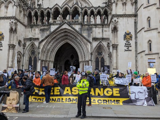 O último recurso de Julian Assange no Supremo Tribunal do Reino Unido a 20 e 21 de fevereiro de 2024