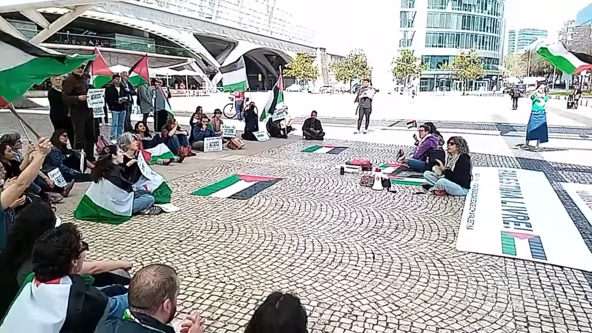 [Lisboa] Manifestação pela Palestina no Oriente