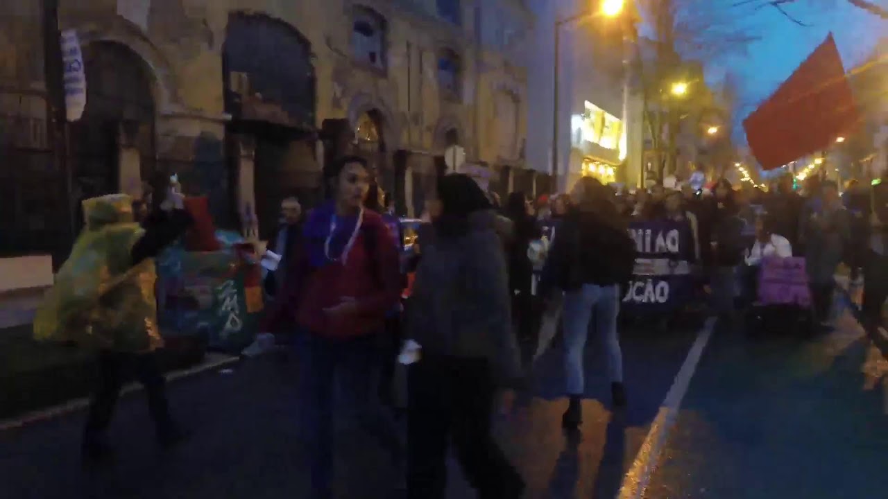 Manifestação 8M Dia Internacional da Mulher Lisboa #PTrevolutionTV #altpt #indymedia #cmi