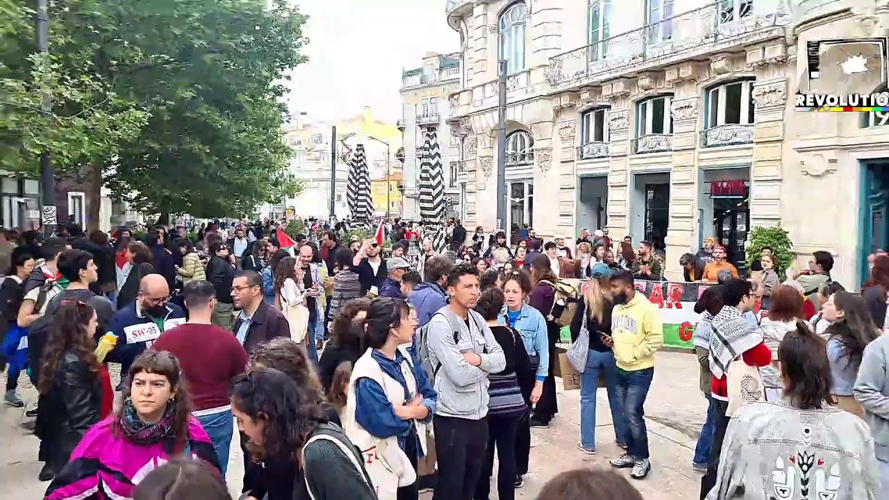 [Lisboa] Manifestação Abril pela Palestina #PTrevolutionTV #AltPT #indymediaPT #freepalestine