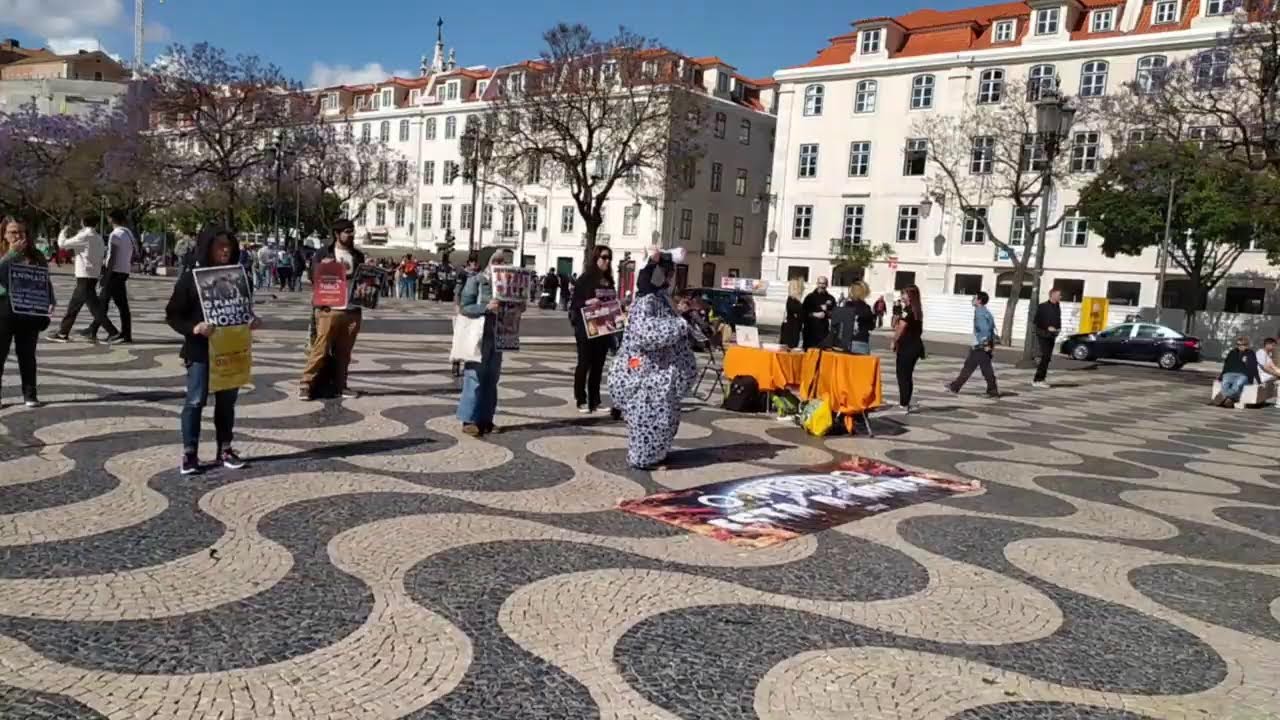 [Lisboa] Ação dia da Terra Rossio #PTrevolutionTV #AltPT #indymediaPT