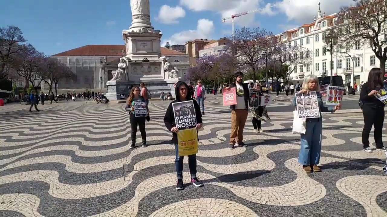 [Lisboa] Ação dia da Terra Rossio #PTrevolutionTV #AltPT #indymediaPT
